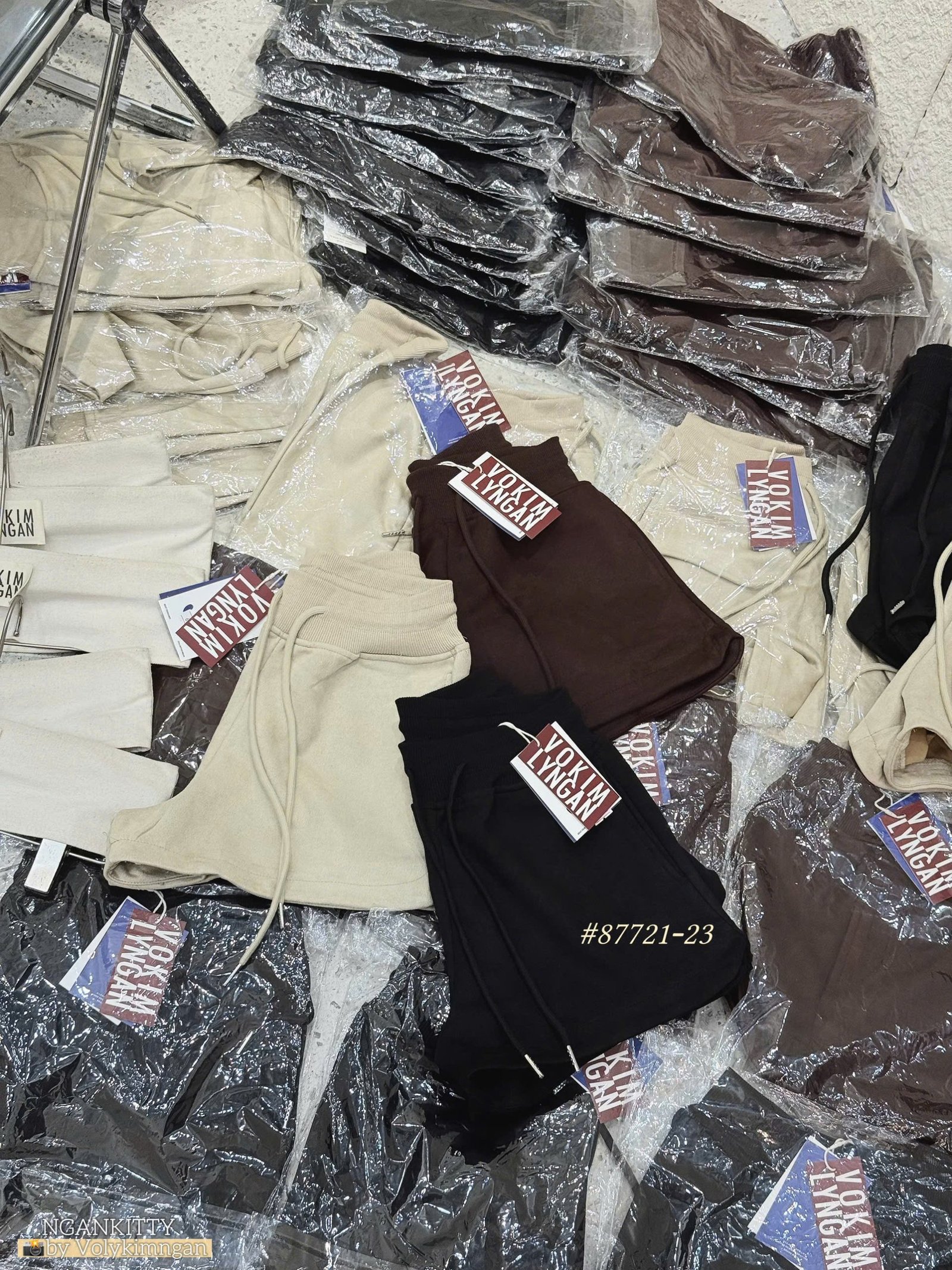 Quần short da lộn bảng lưng - Ảnh 7