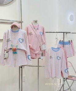 Alternative view of Set Ame Saigon Hellokitty sọc