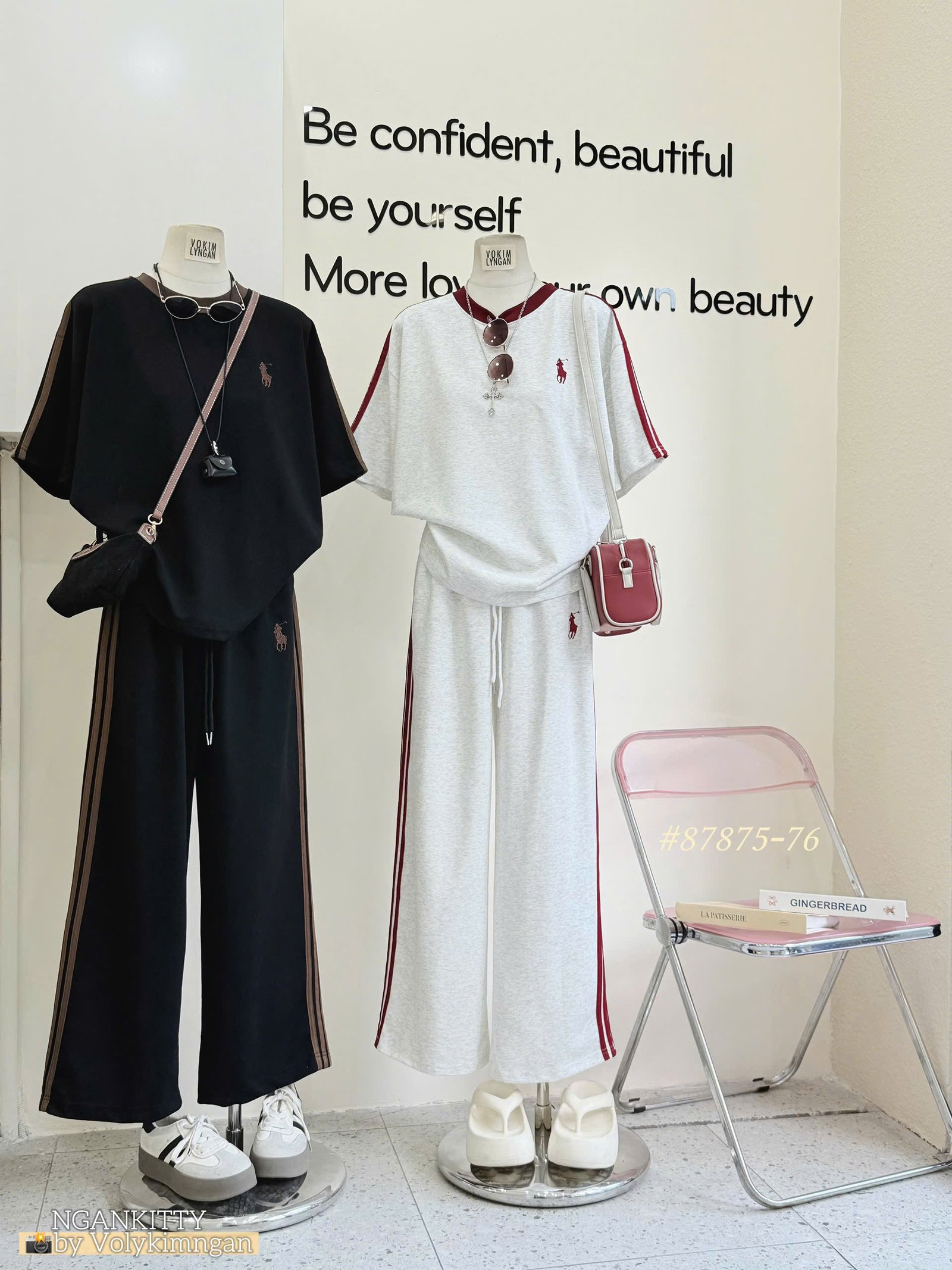 Set thể thao Polo quần suông - Ảnh 12