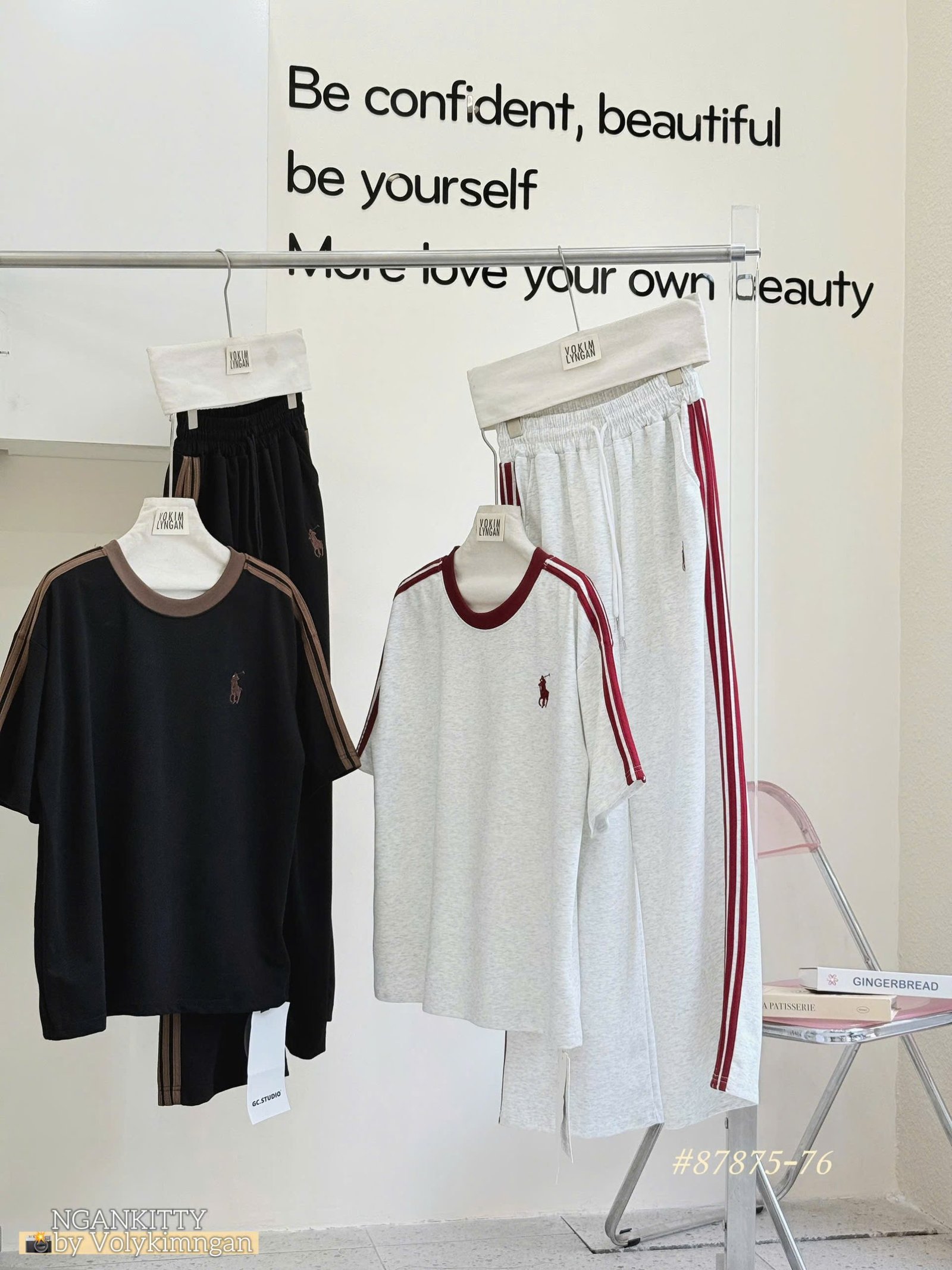 Set thể thao Polo quần suông - Ảnh 5