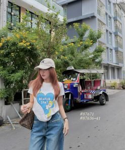 Alternative view of Áo babytee Ganni Tim Haven Sent