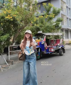 Áo babytee Ganni Tim Haven Sent