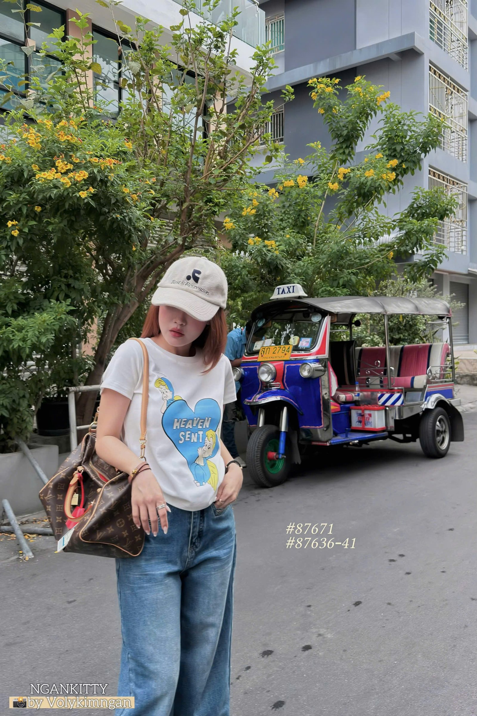 Áo babytee Ganni Tim Haven Sent - Ảnh 5