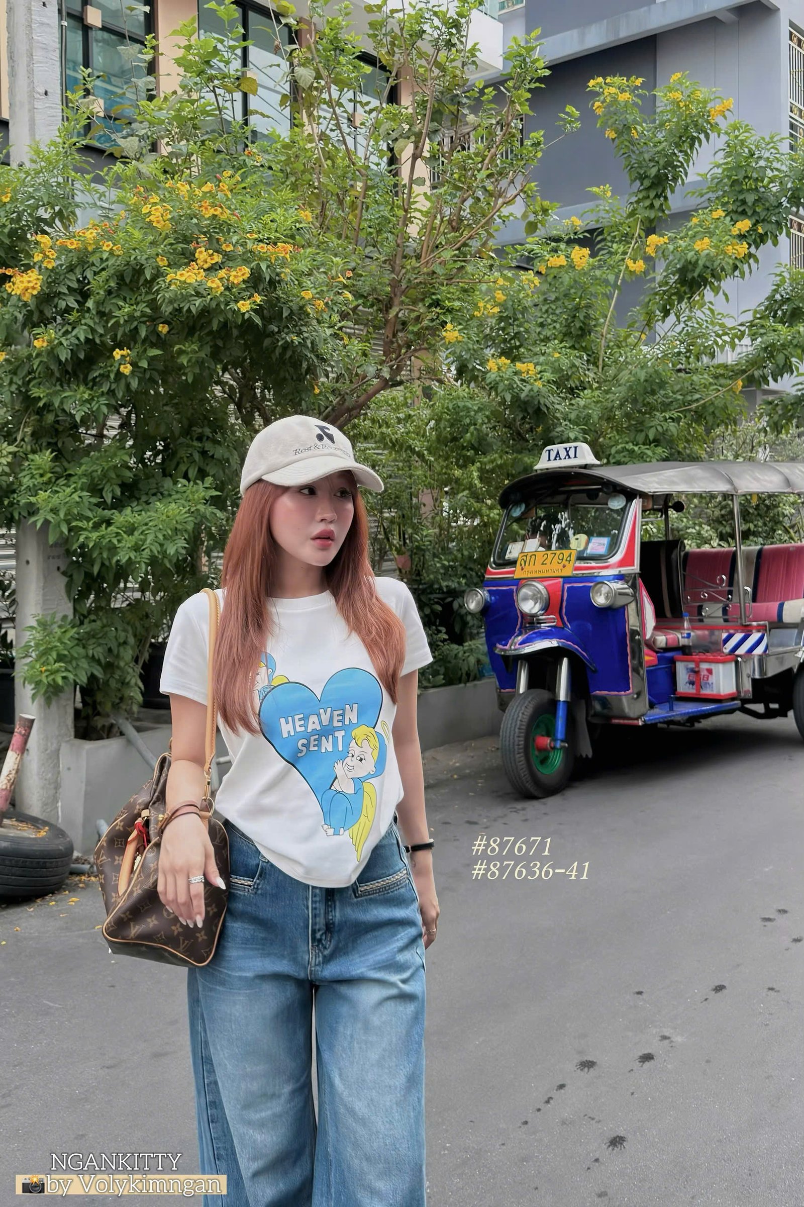 Áo babytee Ganni Tim Haven Sent - Ảnh 7