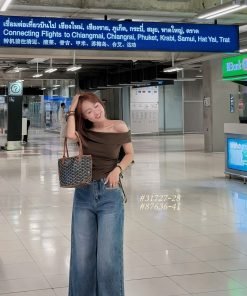 ÁO TRỄN VAI GÚT EO WGWE