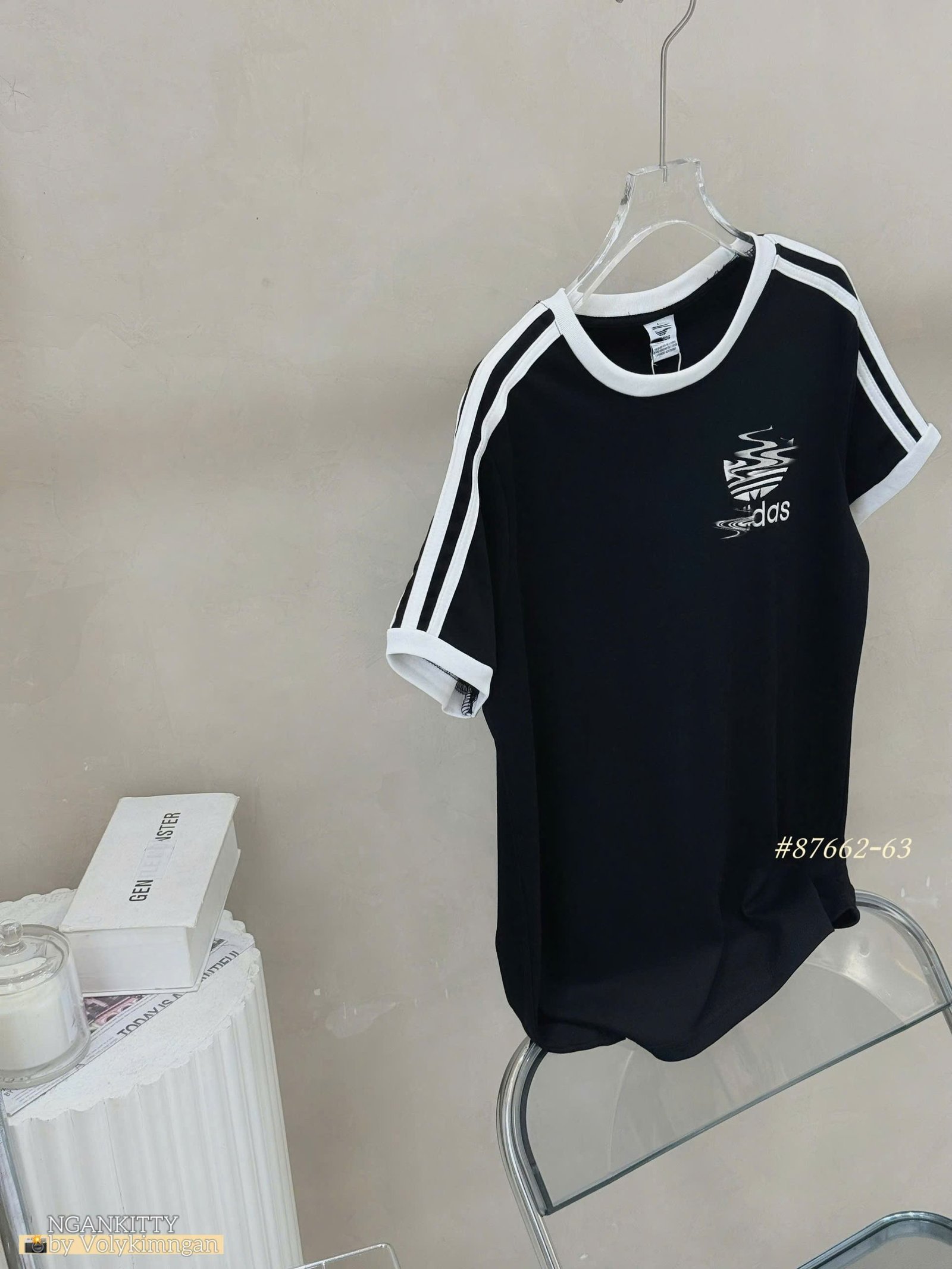 Áo Adidas sọc vai - Ảnh 7