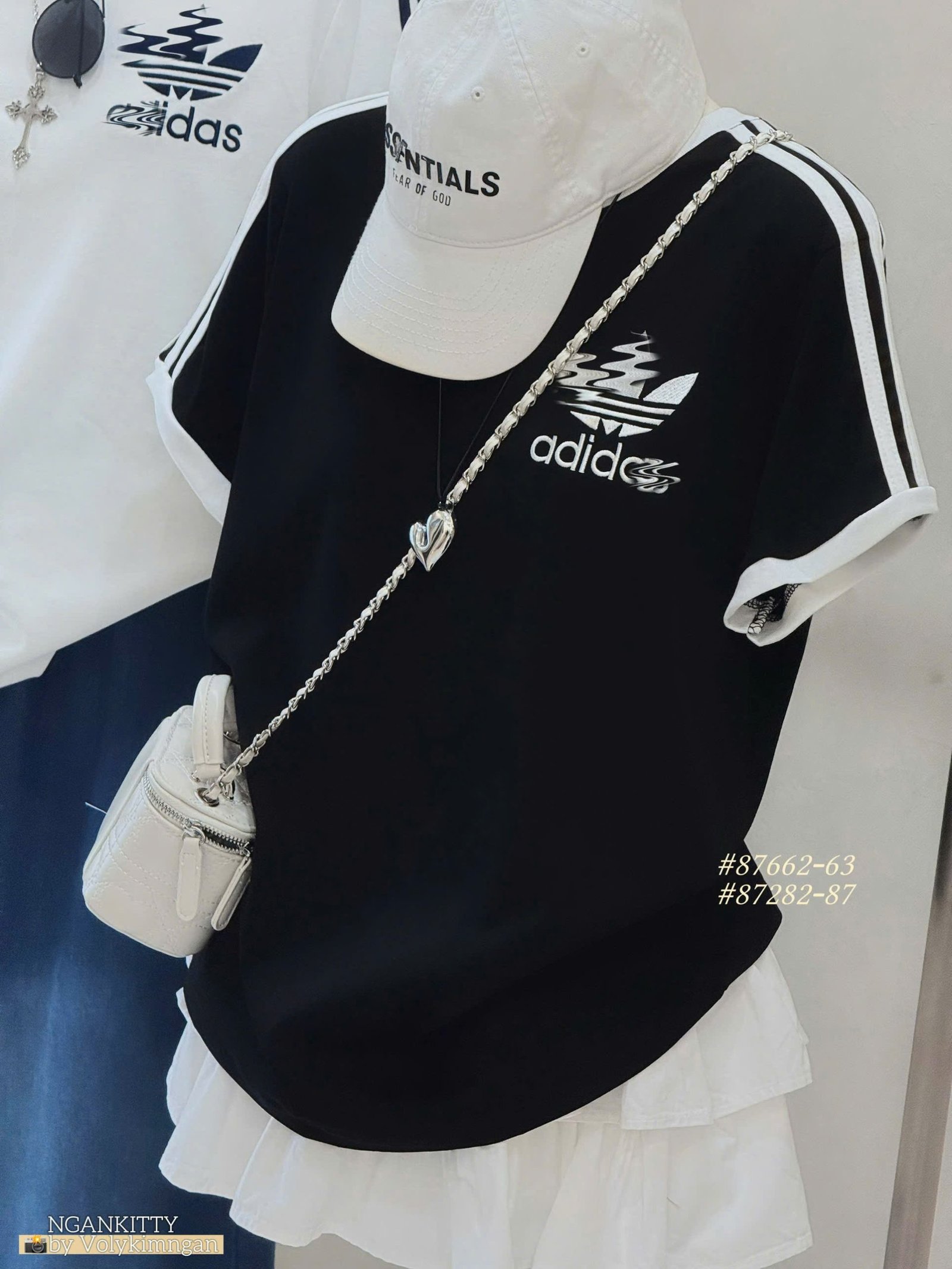 Áo Adidas sọc vai - Ảnh 8