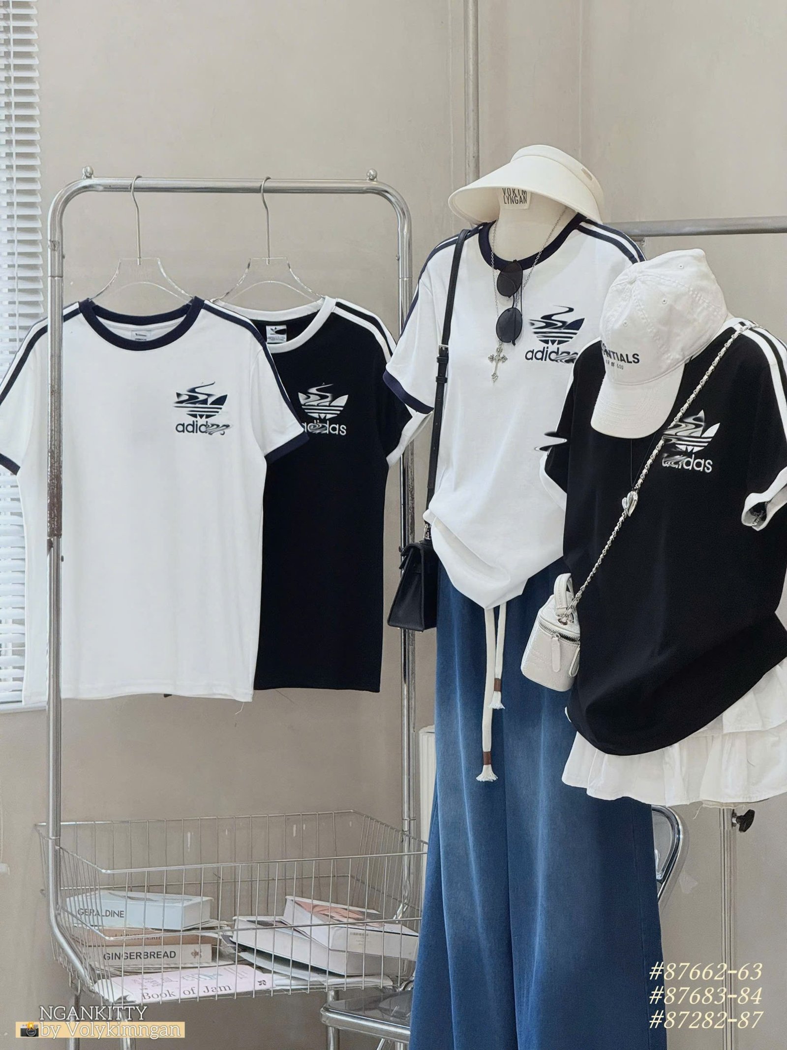 Áo Adidas sọc vai - Ảnh 10