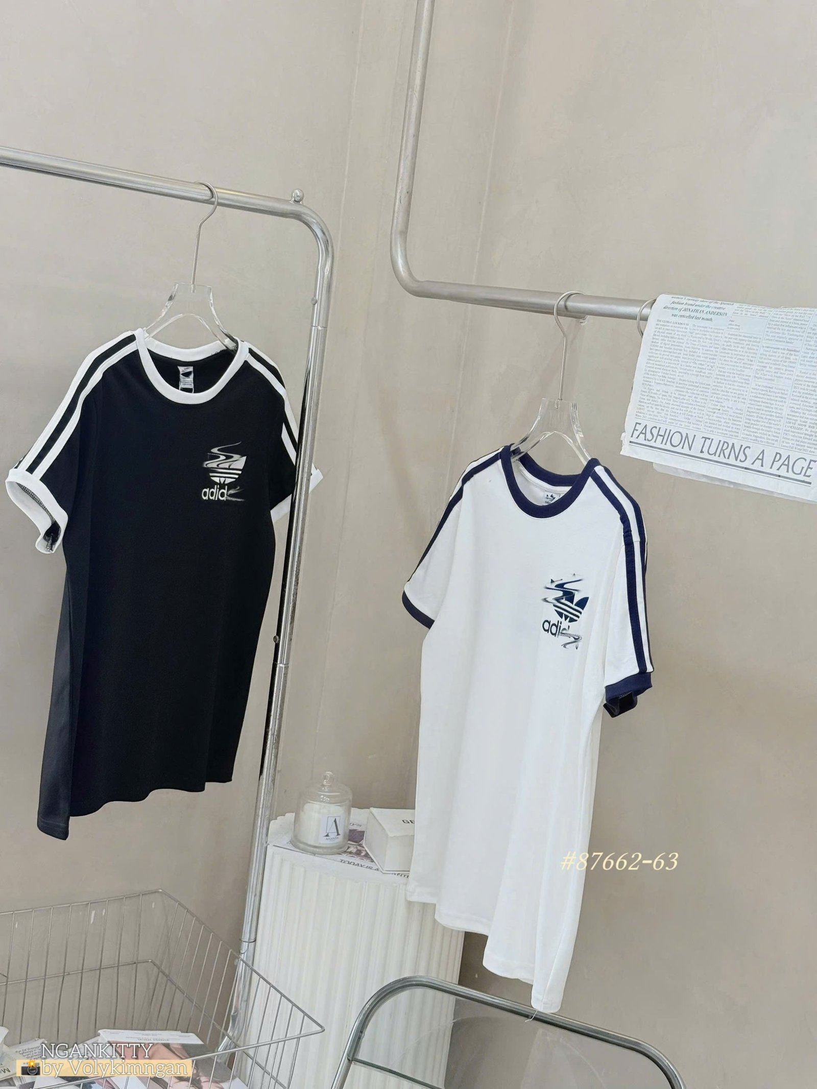 Áo Adidas sọc vai - Ảnh 11