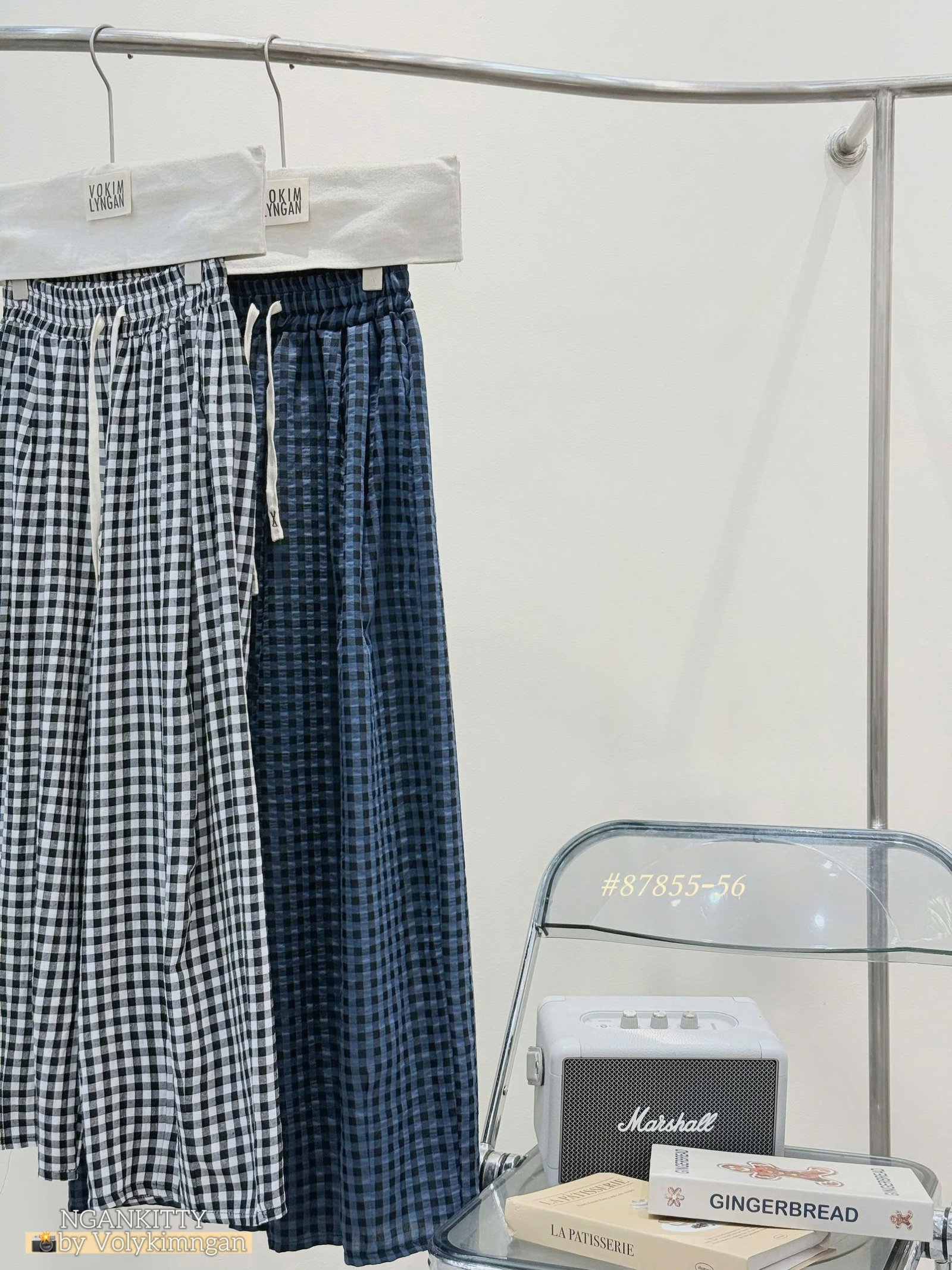 Set Mickey Mouse viền quần caro - Ảnh 5