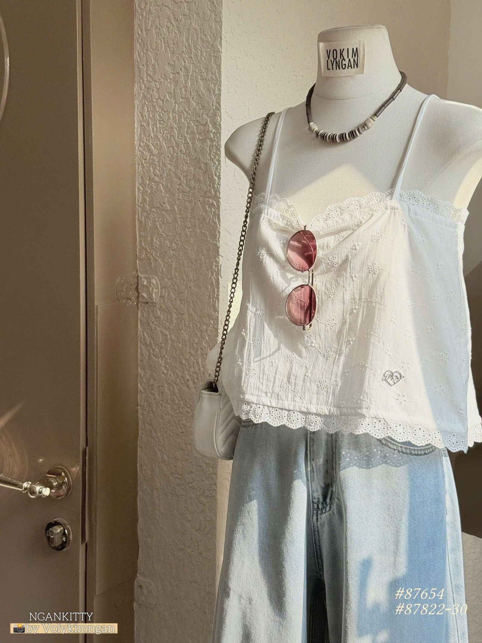 Áo 2s lỗ chân ren tag tim - Ảnh 6