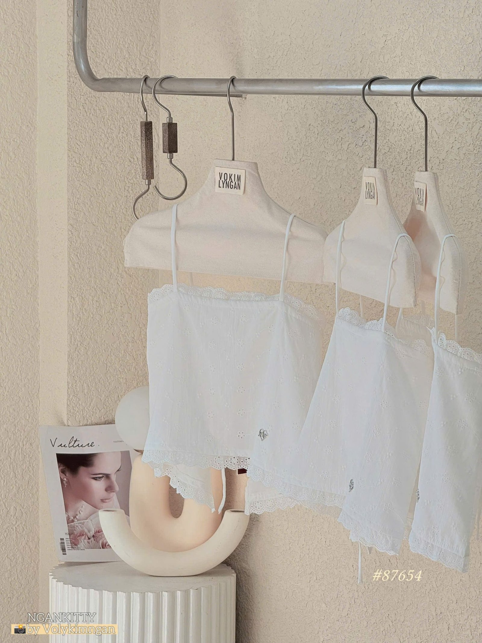 Áo 2s lỗ chân ren tag tim - Ảnh 5