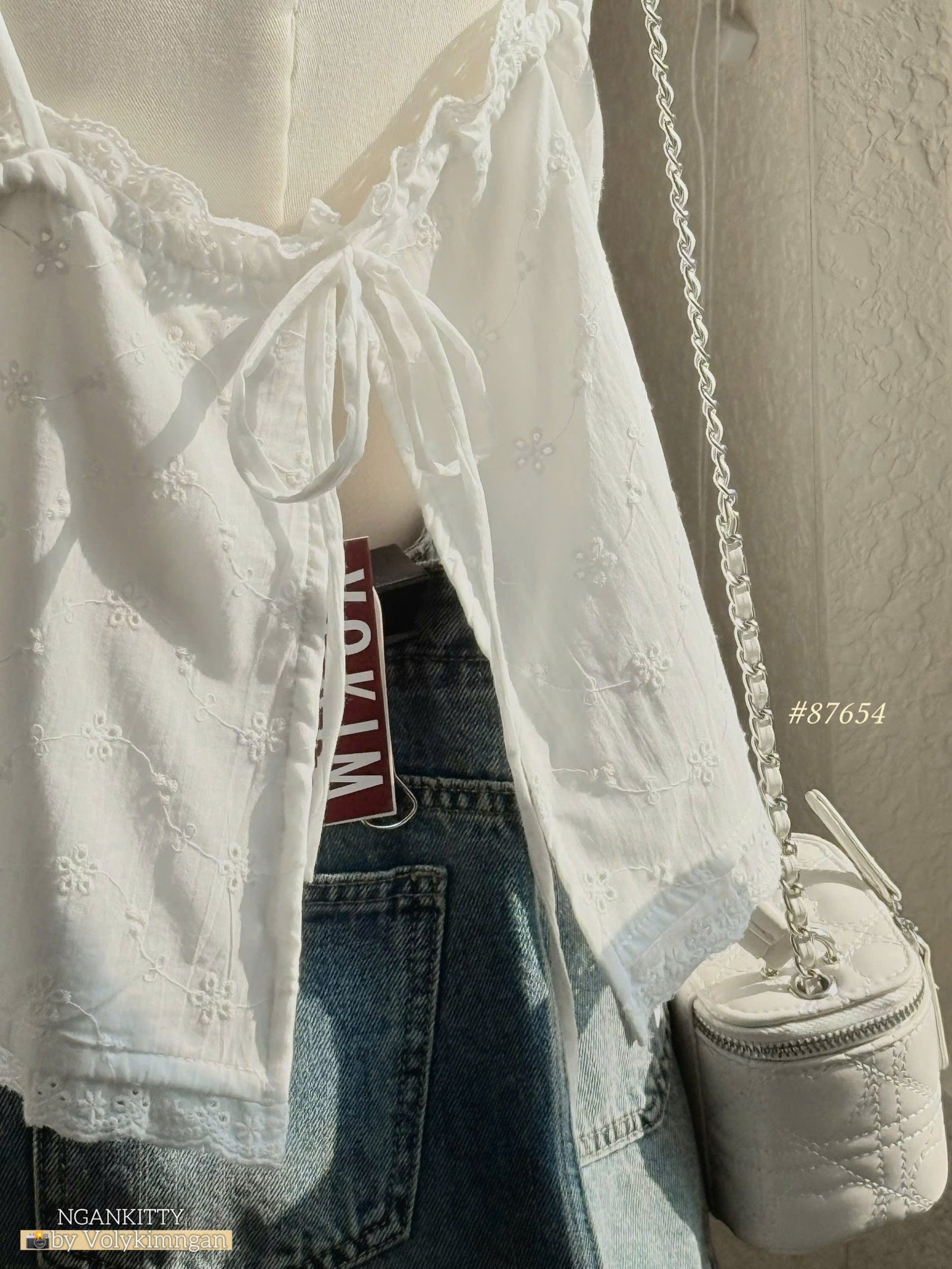 Áo 2s lỗ chân ren tag tim - Ảnh 10