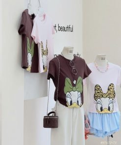 Áo babytee Ganni Vịt Daisy