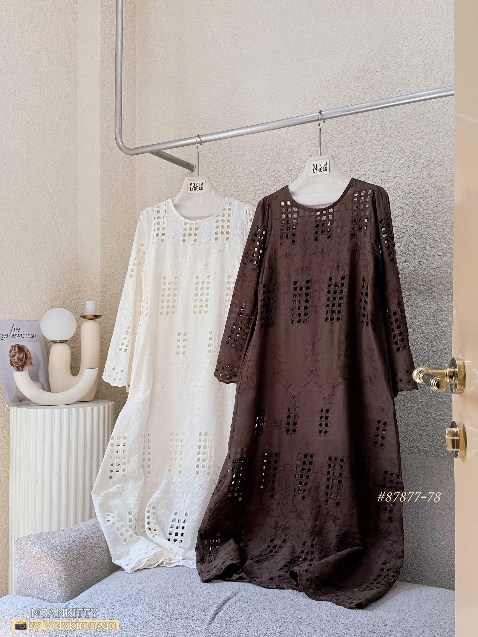 Set Đầm ren lỗ áo 2s - Ảnh 10