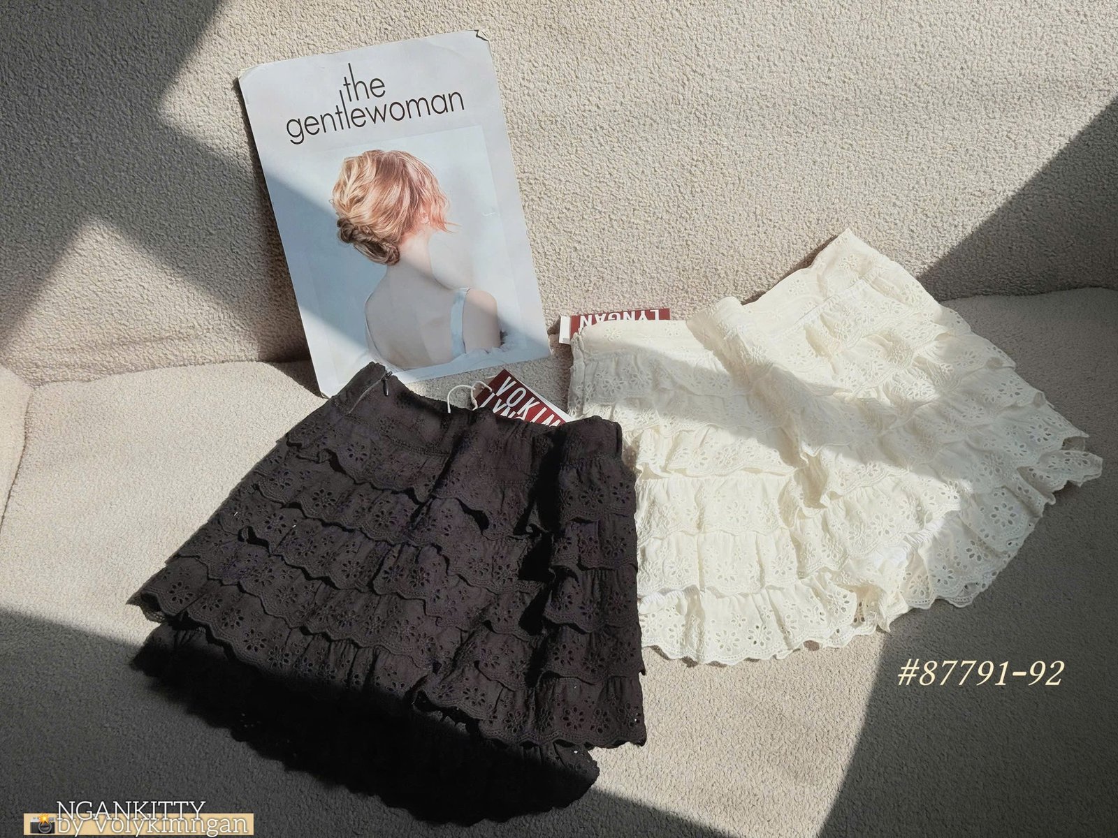 Quần short ren tầng - Ảnh 8