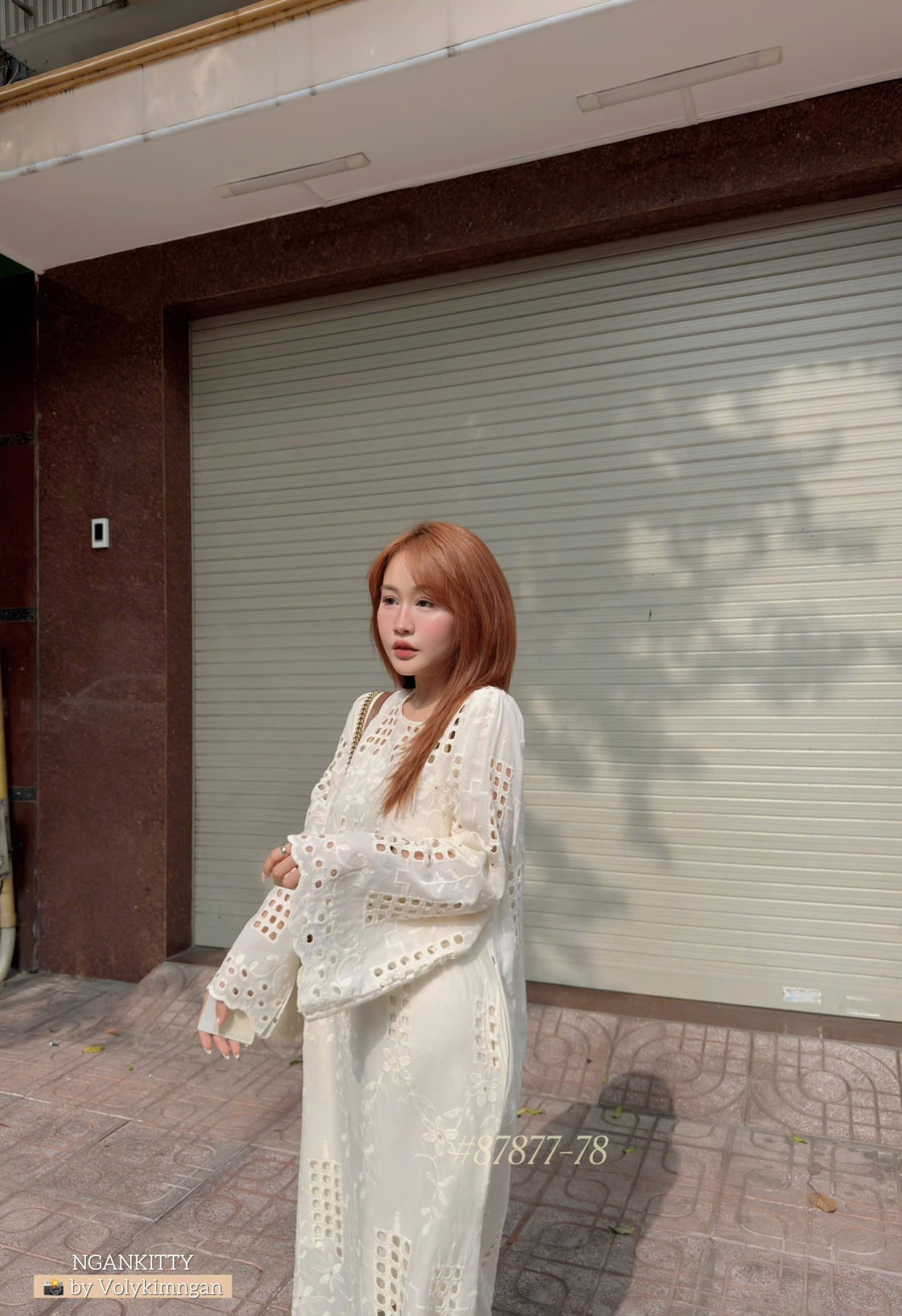 Set Đầm ren lỗ áo 2s - Ảnh 4