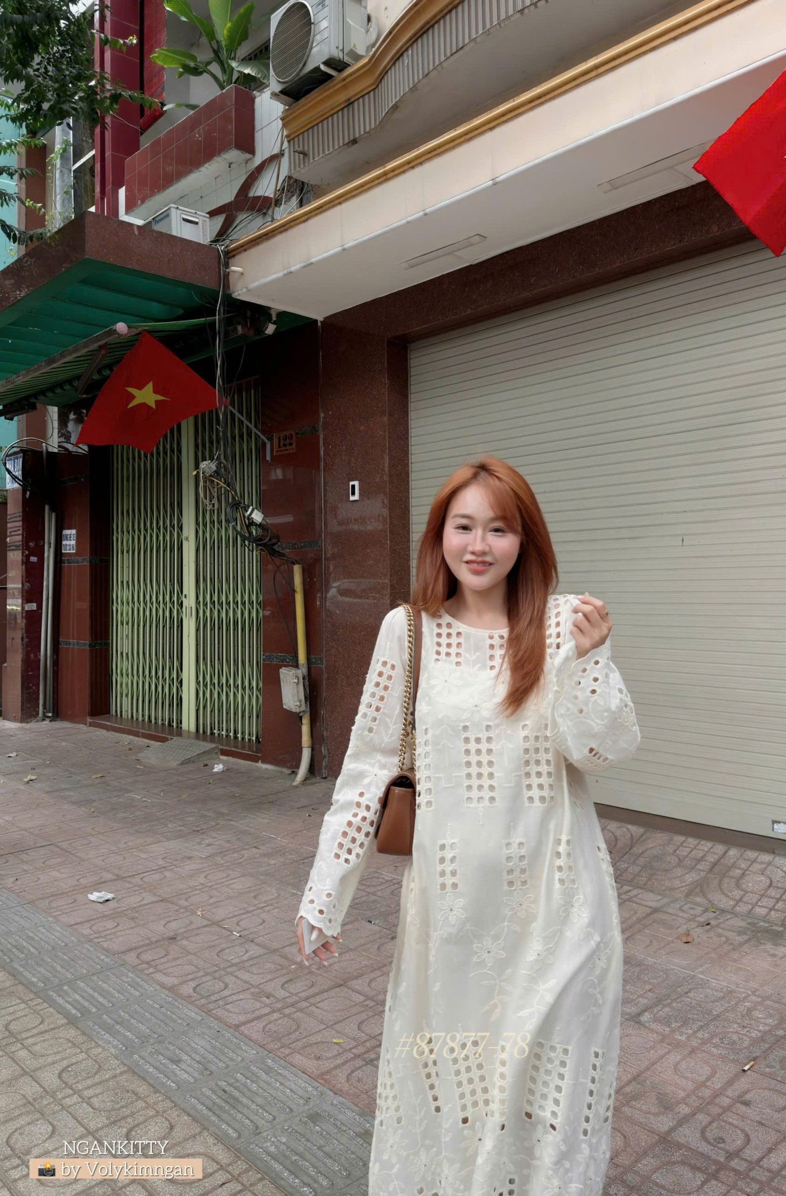 Set Đầm ren lỗ áo 2s - Ảnh 3