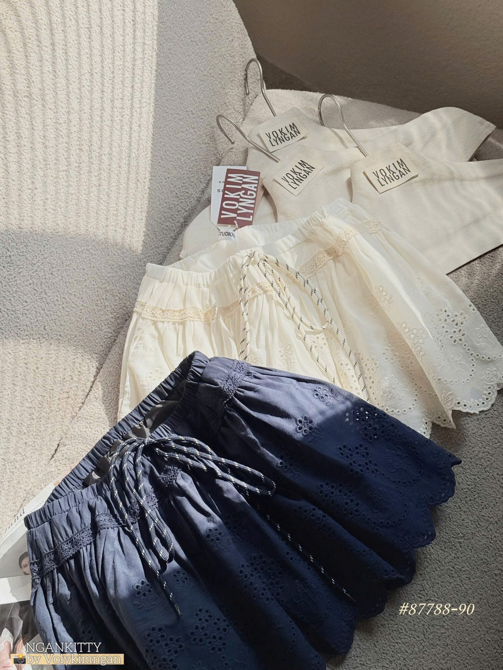 Quần short ren lai sóng - Ảnh 11