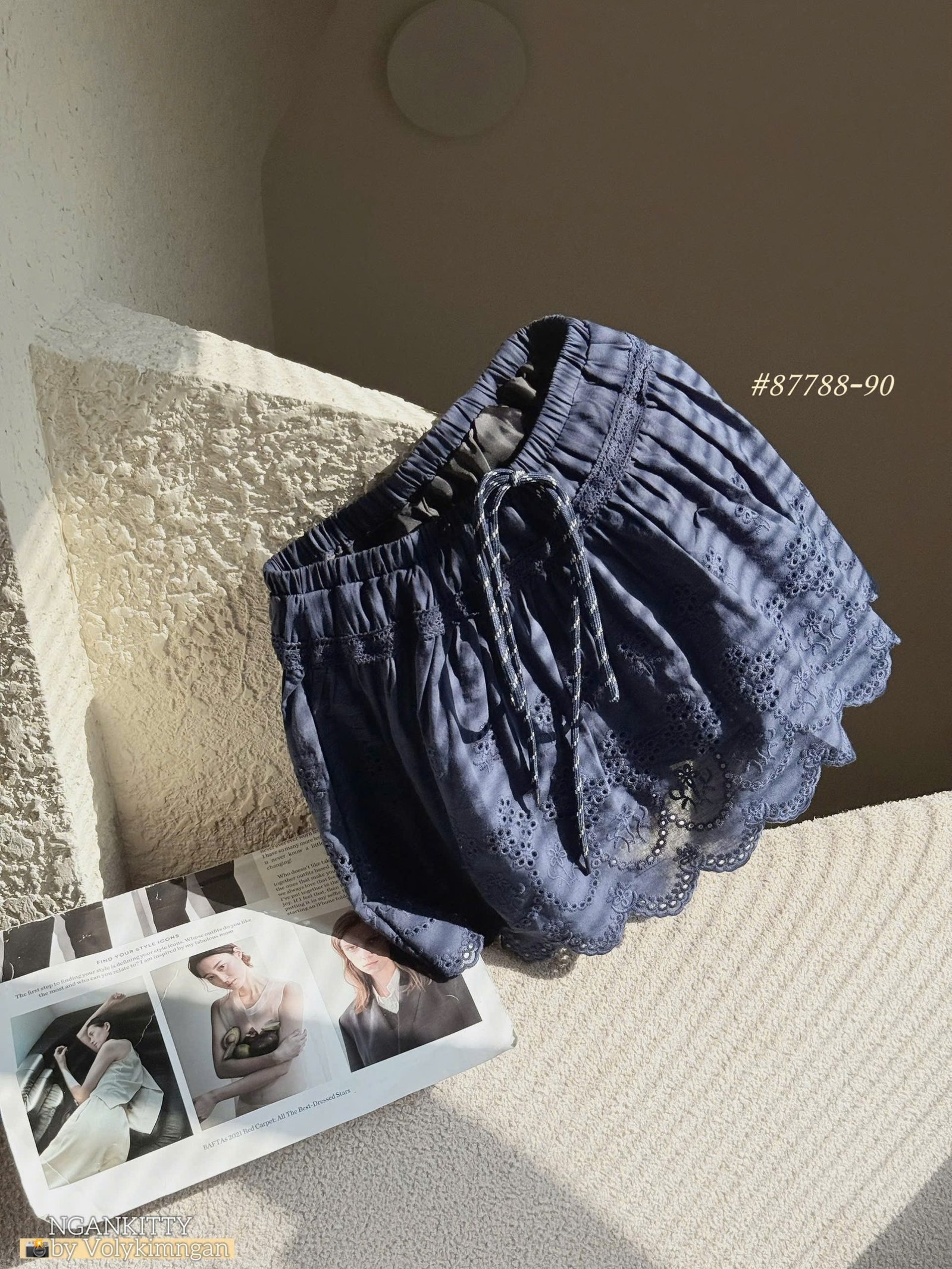 Quần short ren lai sóng - Ảnh 10