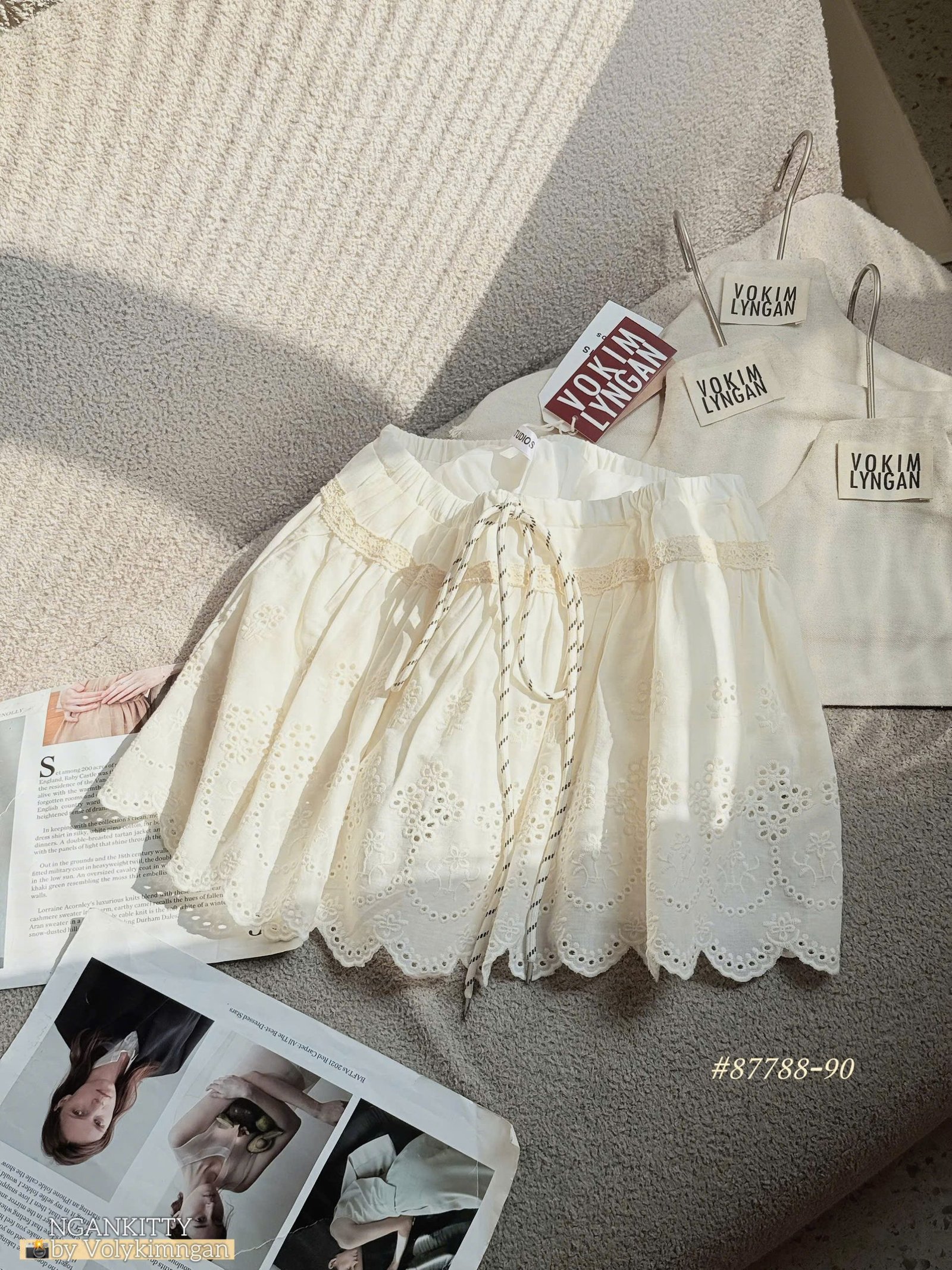 Quần short ren lai sóng - Ảnh 7