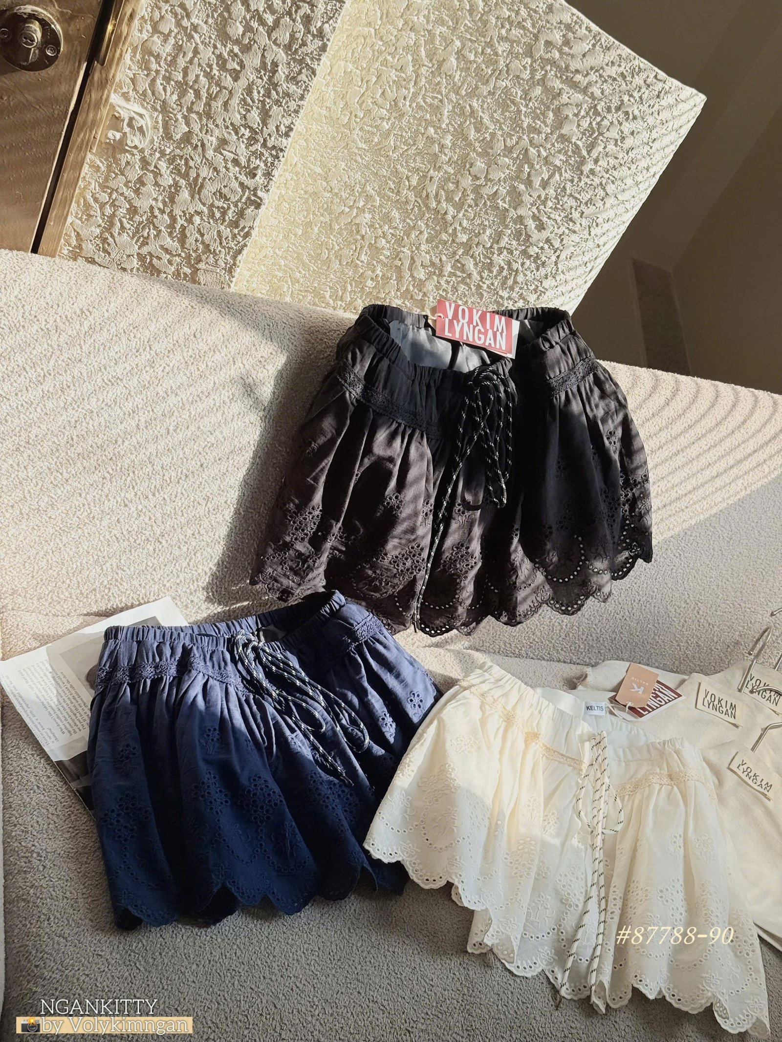 Quần short ren lai sóng - Ảnh 4