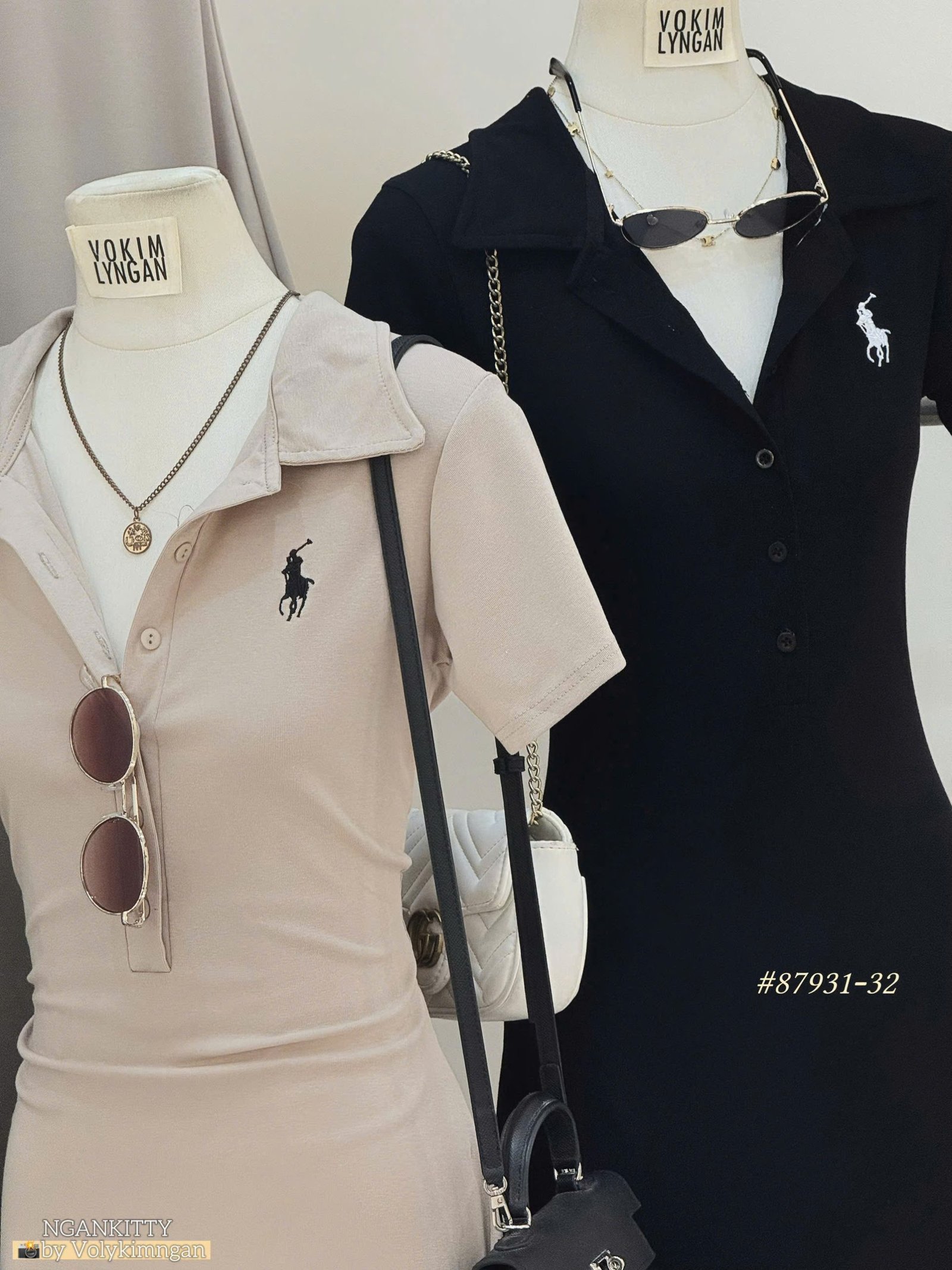 Đầm body xoè Polo thêu - Ảnh 8