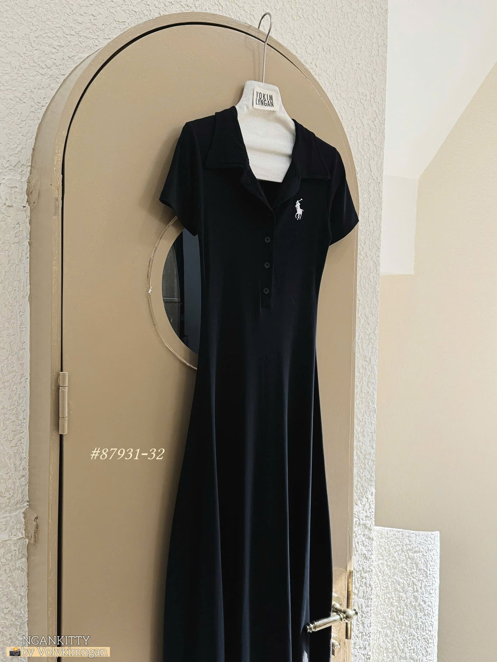 Đầm body xoè Polo thêu - Ảnh 10