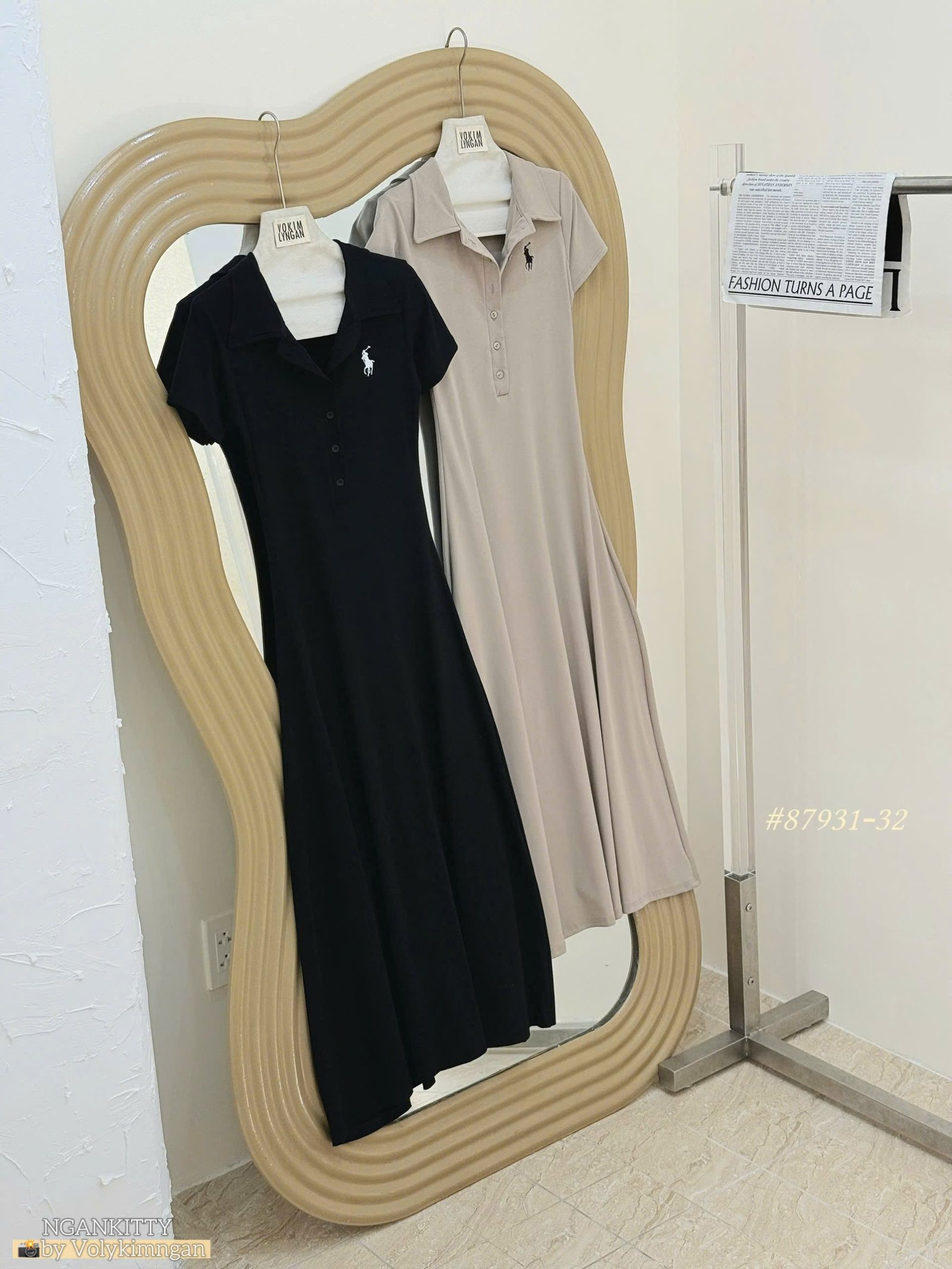 Đầm body xoè Polo thêu - Ảnh 15