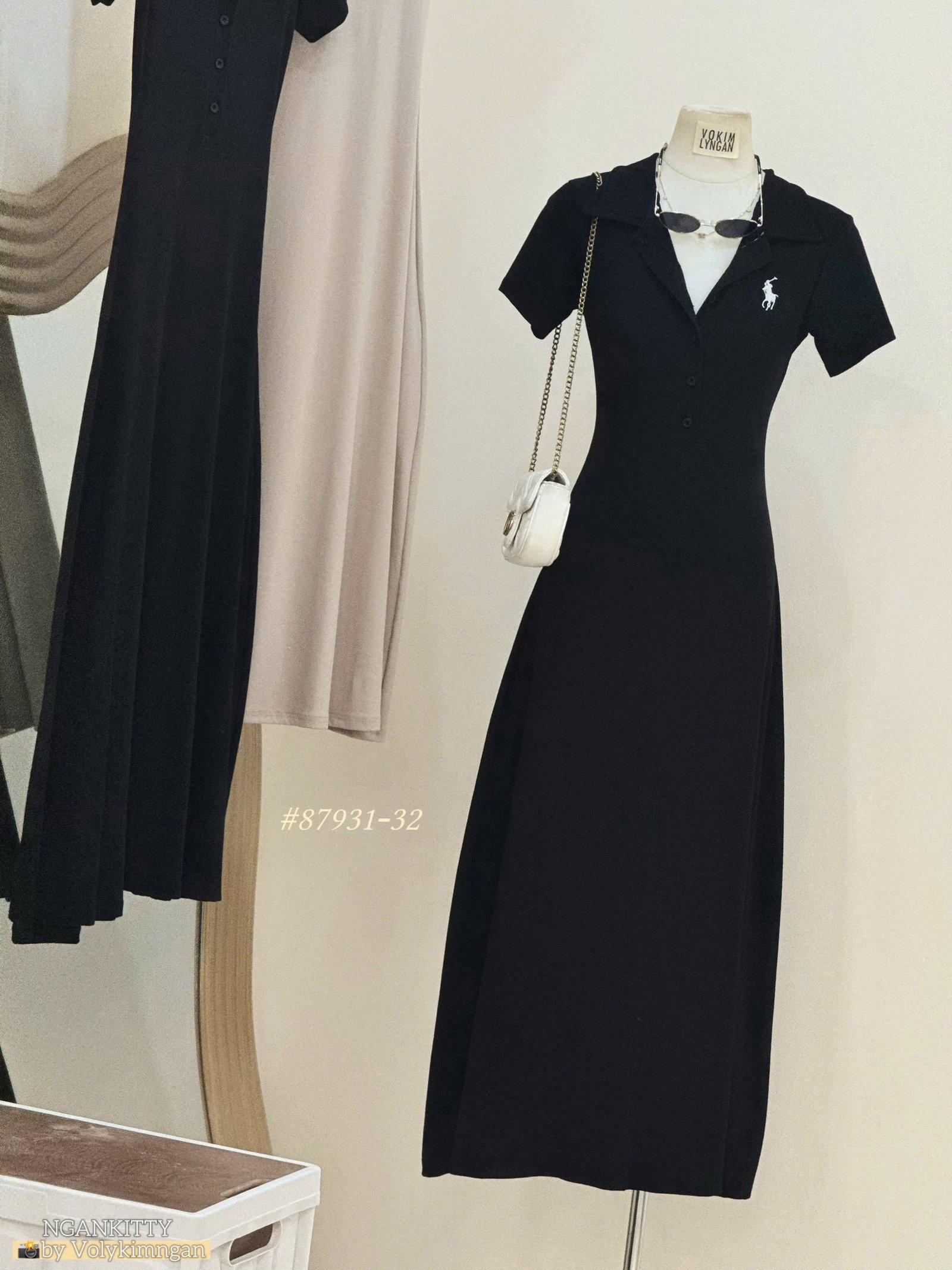 Đầm body xoè Polo thêu - Ảnh 16