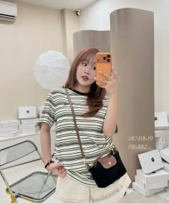 ÁO CK SỌC VIỀN CỔ