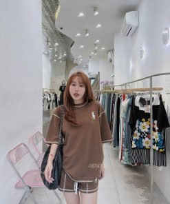 SET POLO LAUREN SHORT SỌC CHỈ