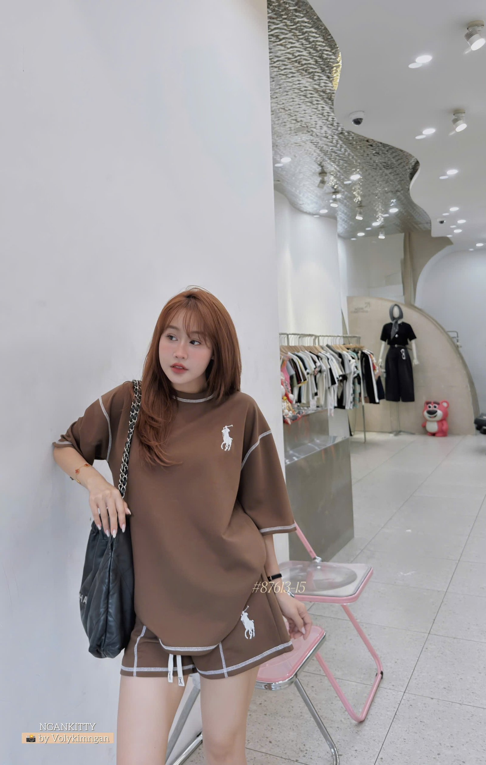 SET POLO LAUREN SHORT SỌC CHỈ - Ảnh 4