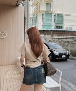 Alternative view of QUẦN VÁY JEAN TÚI RÁCH