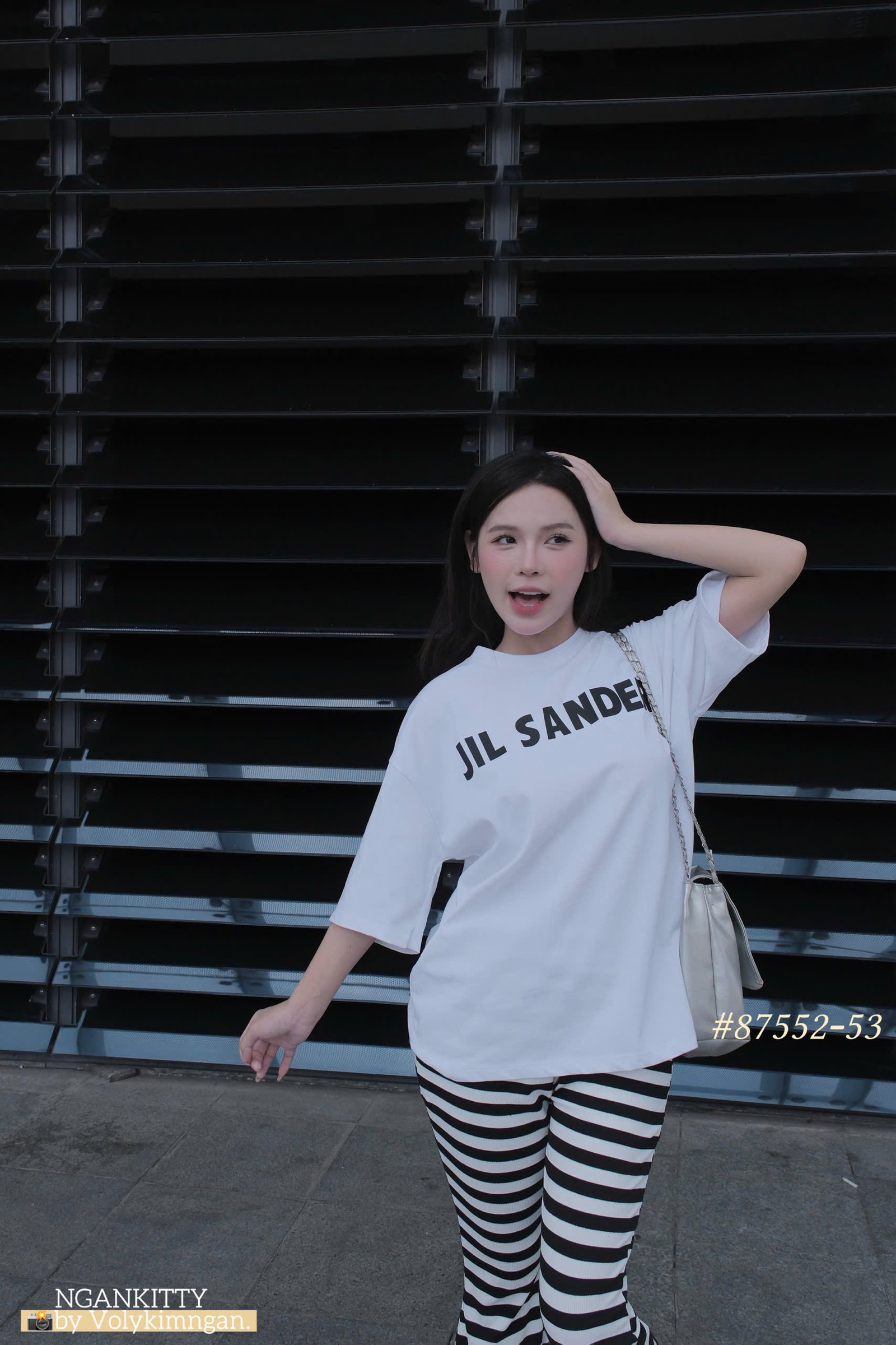 SET JIL SANDER QUẦN LOE SỌC - Ảnh 6