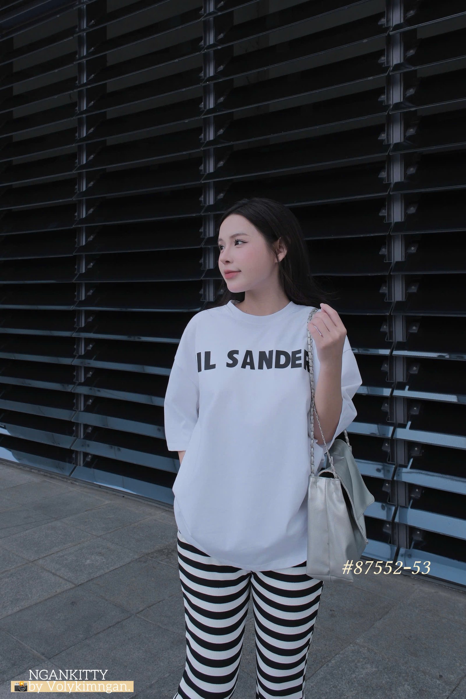 SET JIL SANDER QUẦN LOE SỌC - Ảnh 10
