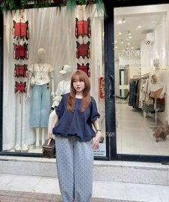 SET ÁO UNI QUẦN CHẤM BI