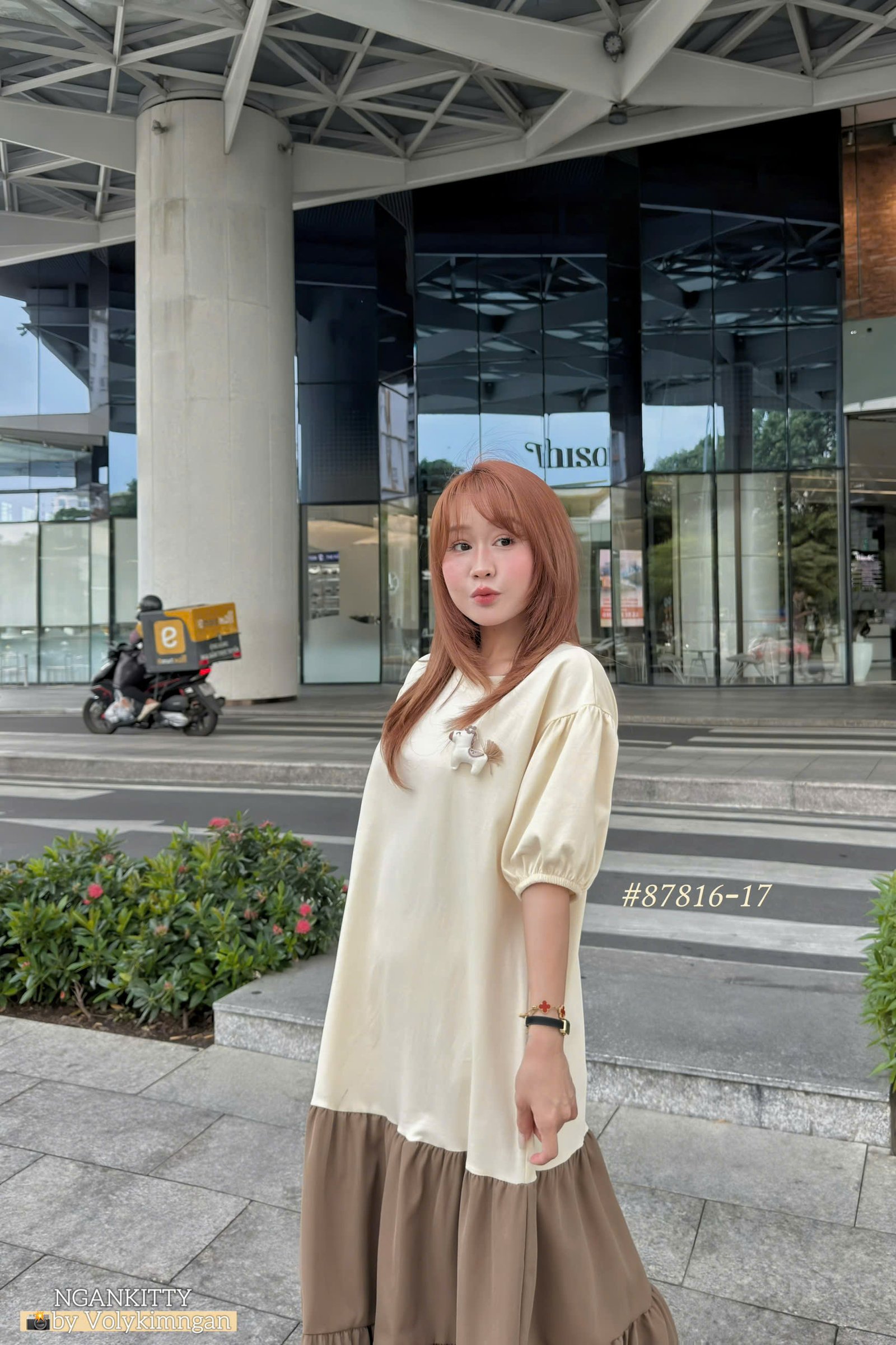 ĐẦM PHỐI 2 TẦNG KÈM CHARM NGỰA - Ảnh 13