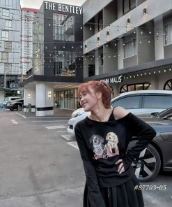 Alternative view of Set chó bẹt vai cv xếp ly