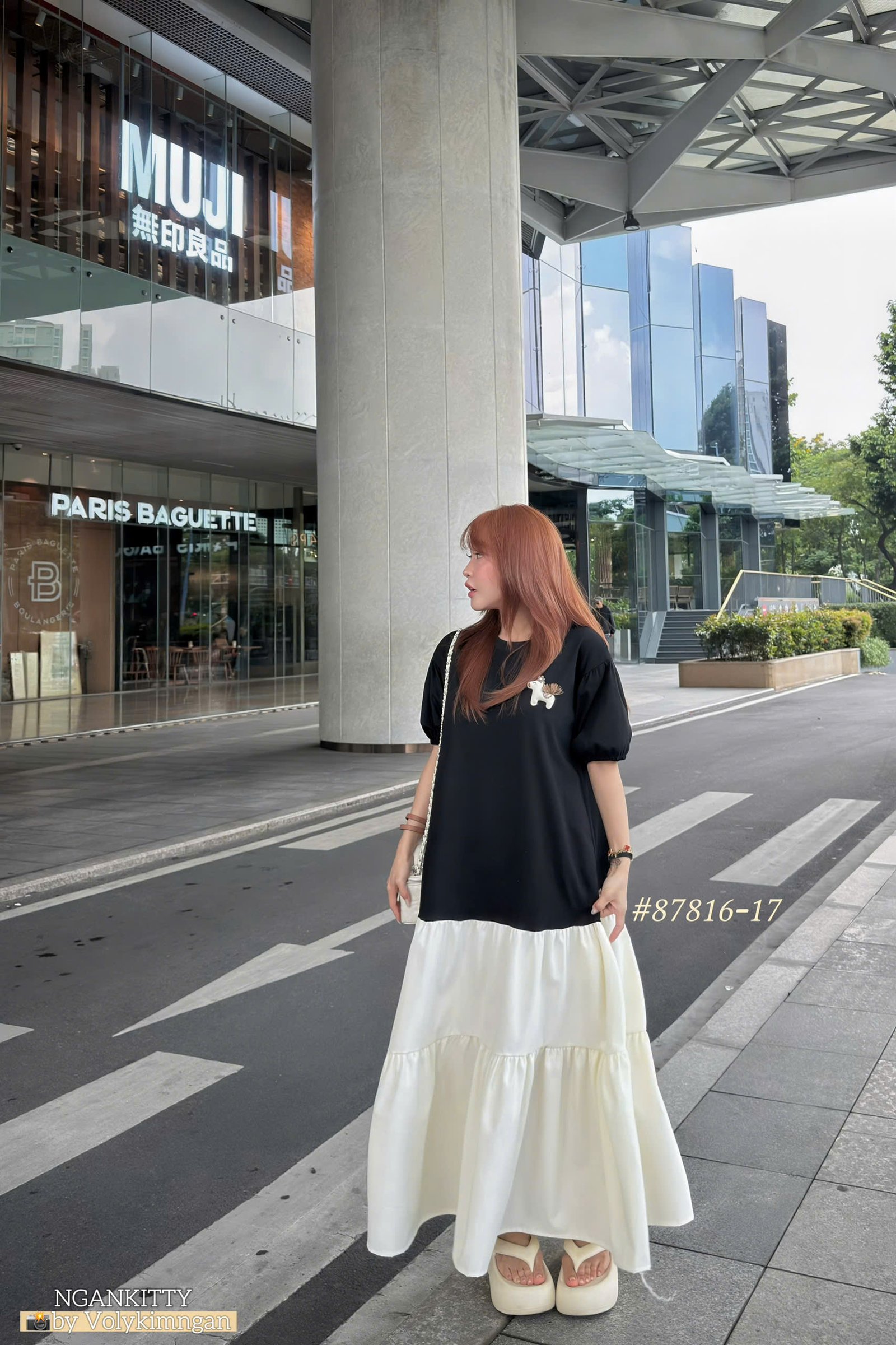 ĐẦM PHỐI 2 TẦNG KÈM CHARM NGỰA - Ảnh 17