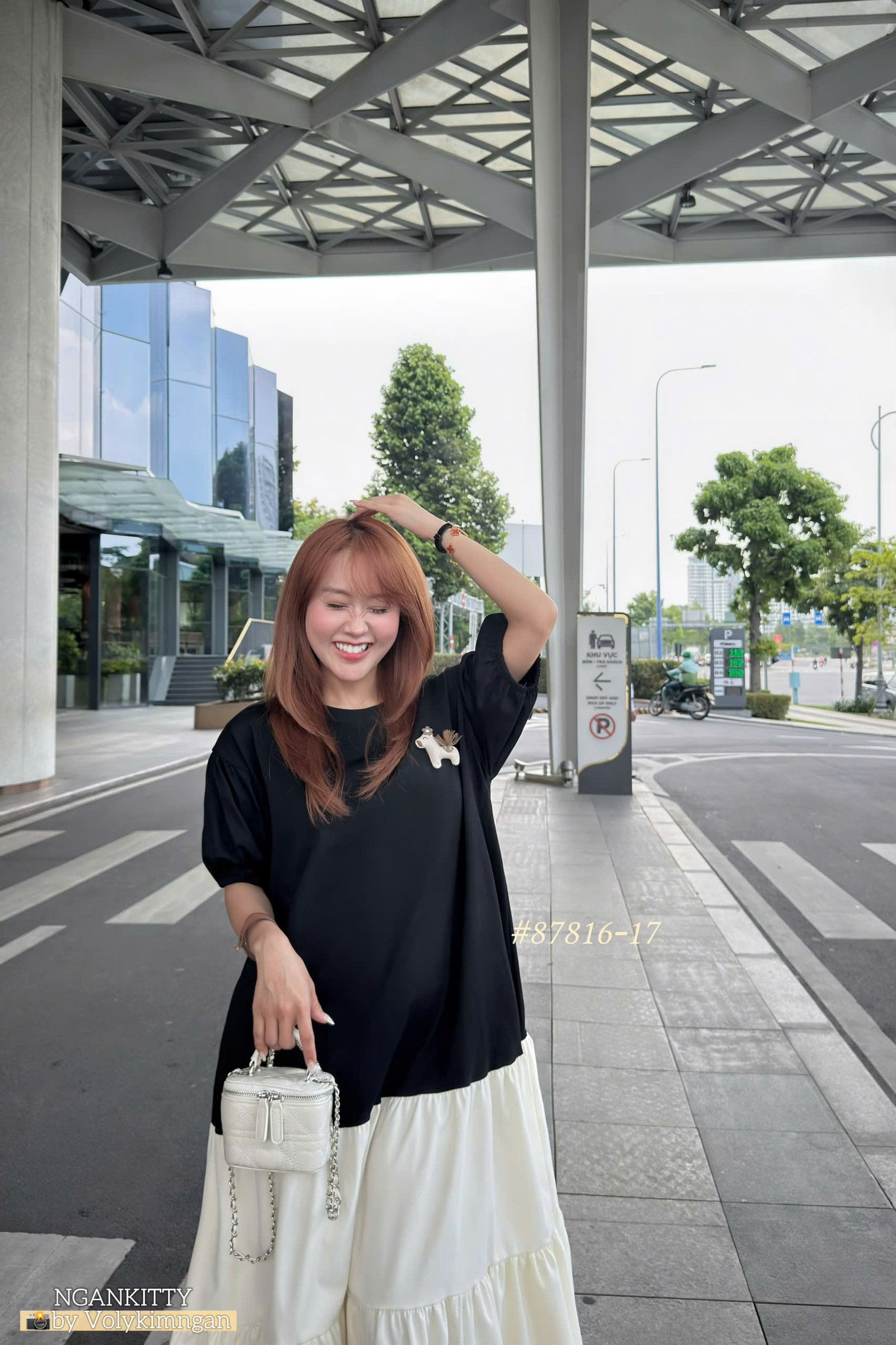 ĐẦM PHỐI 2 TẦNG KÈM CHARM NGỰA - Ảnh 6