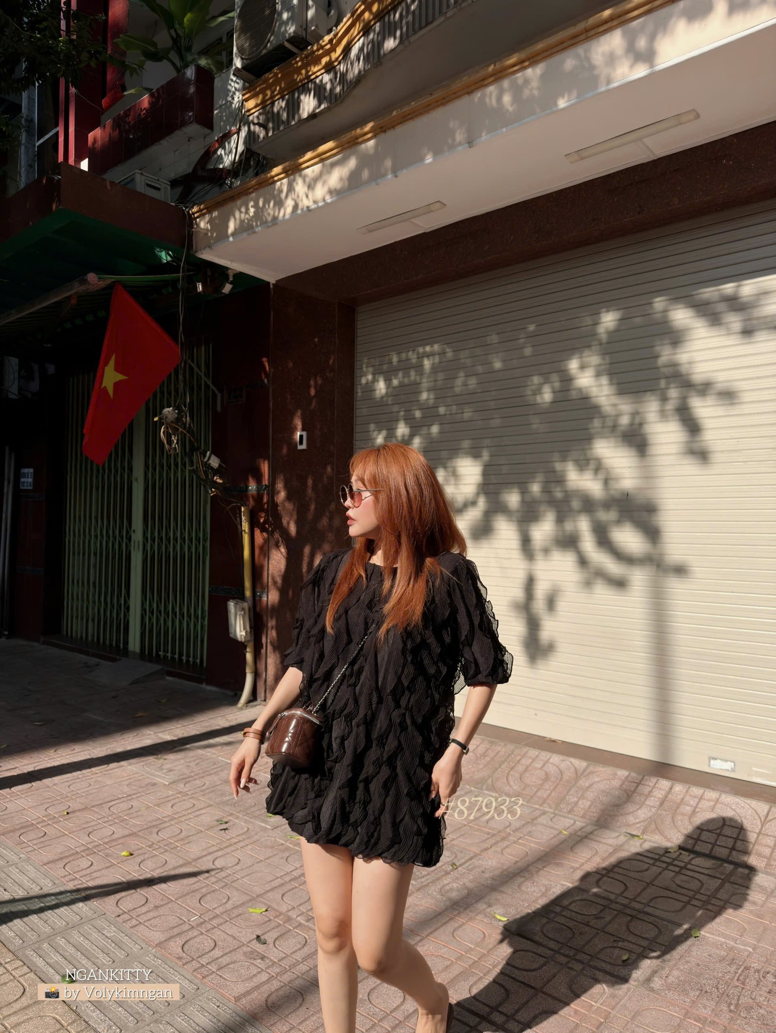 Set đầm nhăn tưa rưa - Ảnh 3