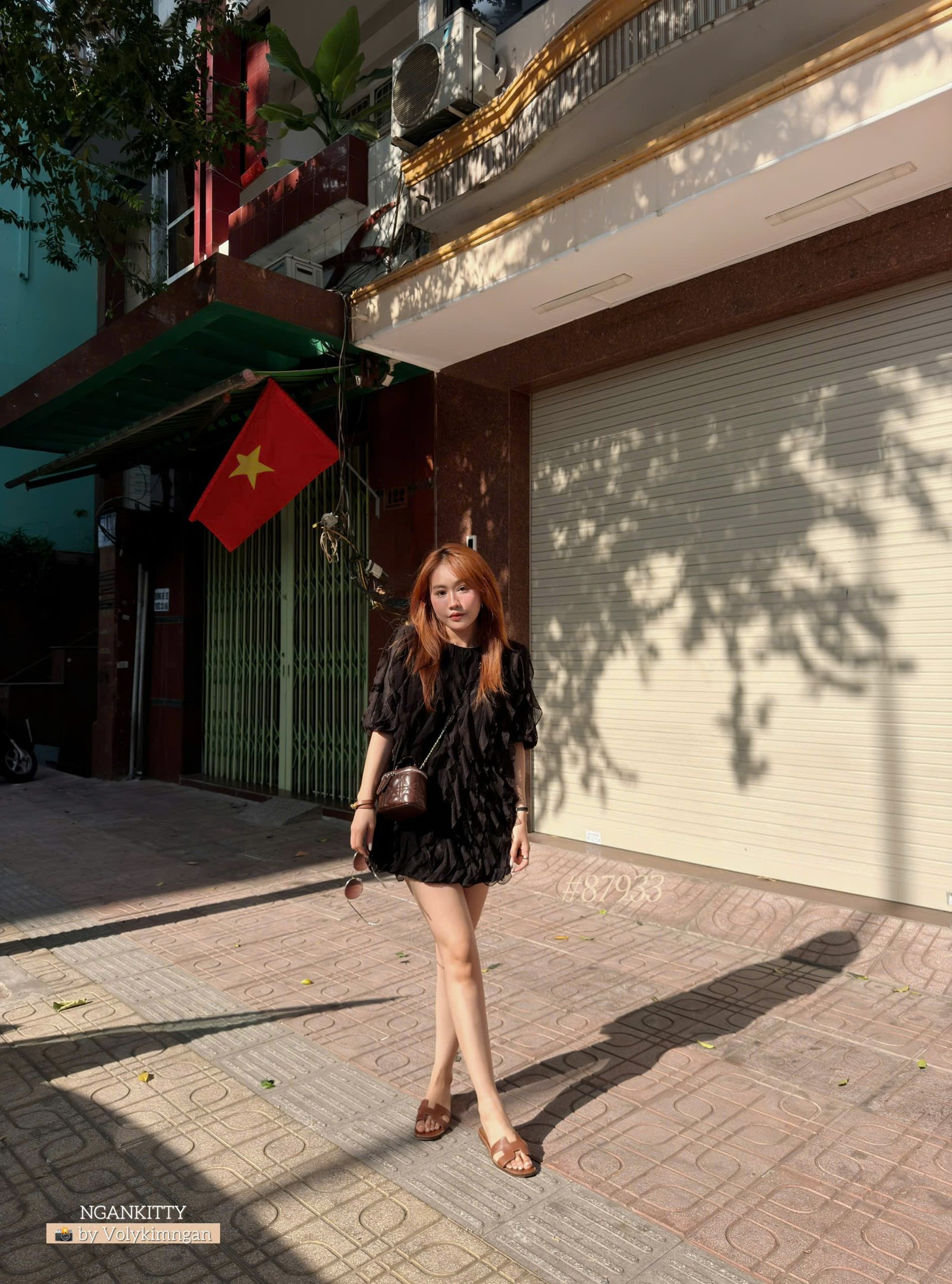 Set đầm nhăn tưa rưa