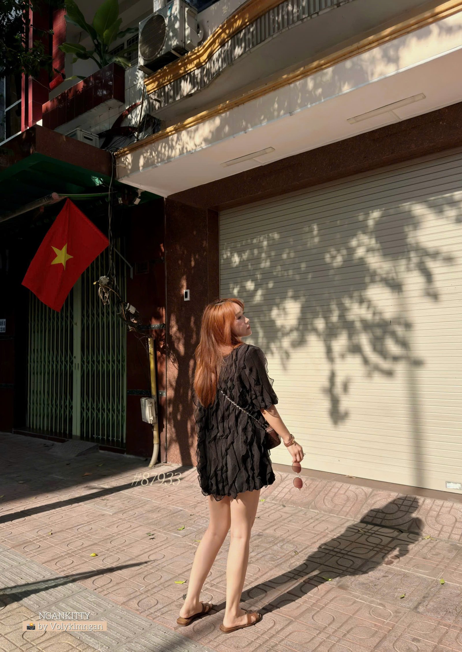 Set đầm nhăn tưa rưa - Ảnh 2