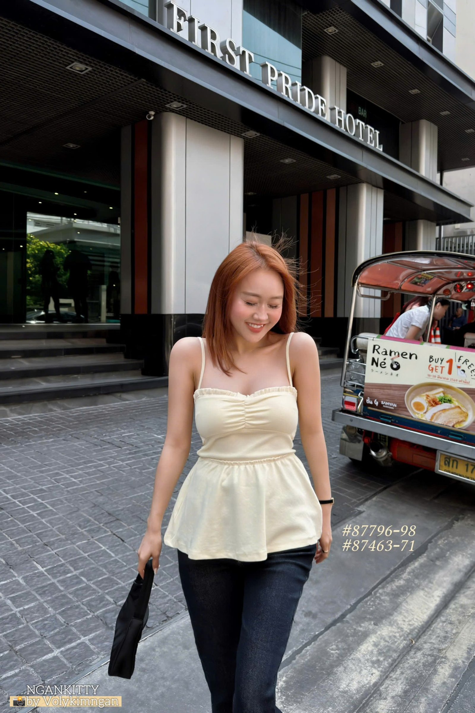 Áo 2s peplum nhúng trên - Ảnh 2