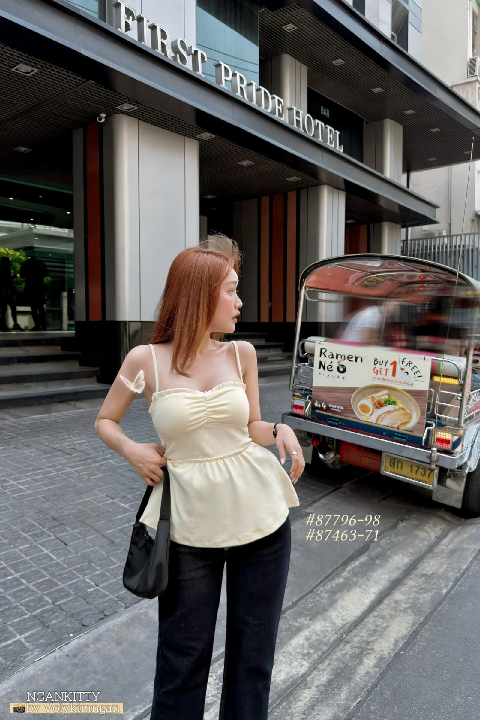 Áo 2s peplum nhúng trên - Ảnh 3