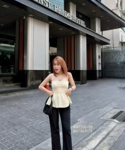 Áo 2s peplum nhúng trên