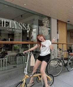 Áo babytee chó Dachshund nón đỏ