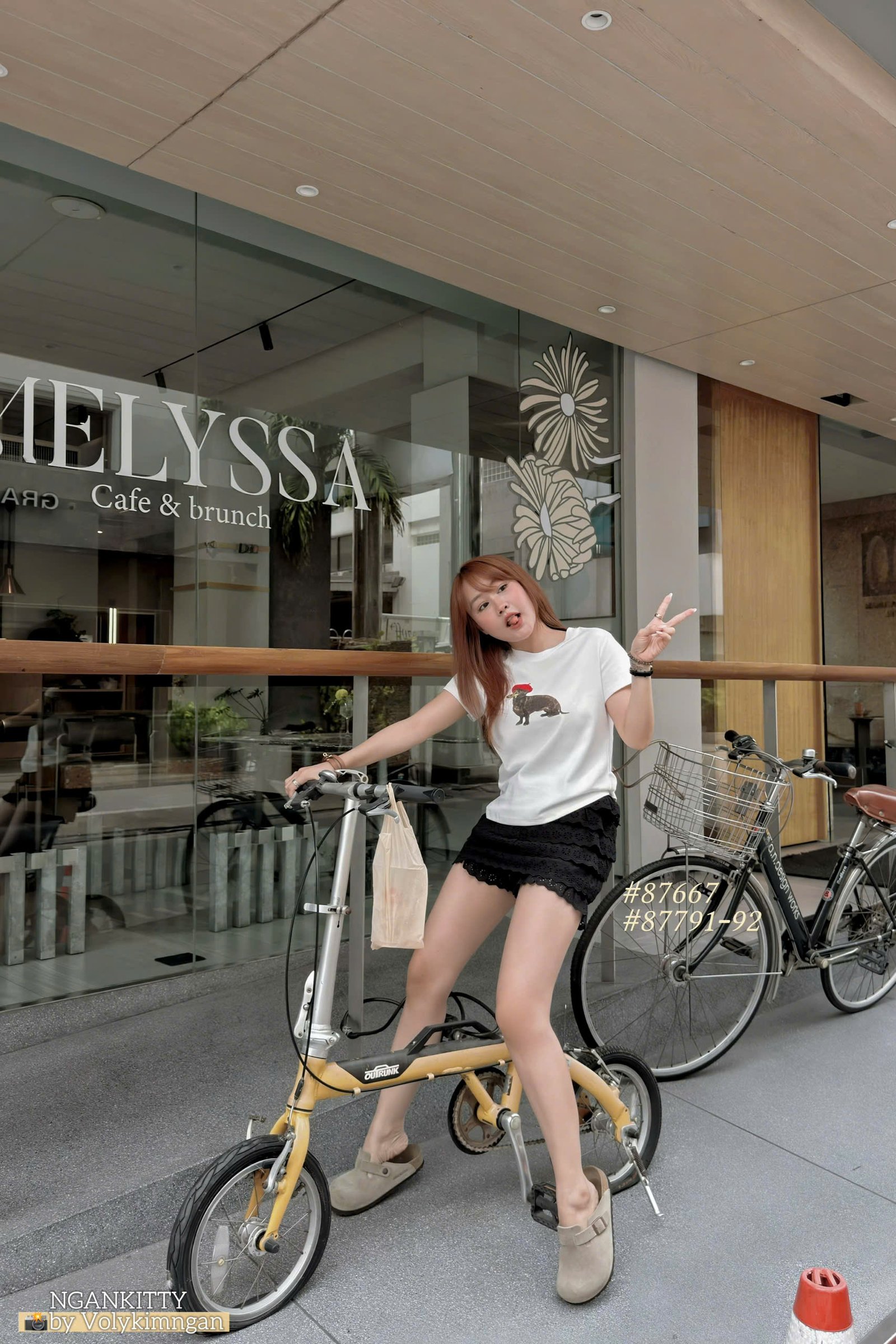 Áo babytee chó Dachshund nón đỏ