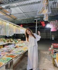 Alternative view of Set sơmi crop linen